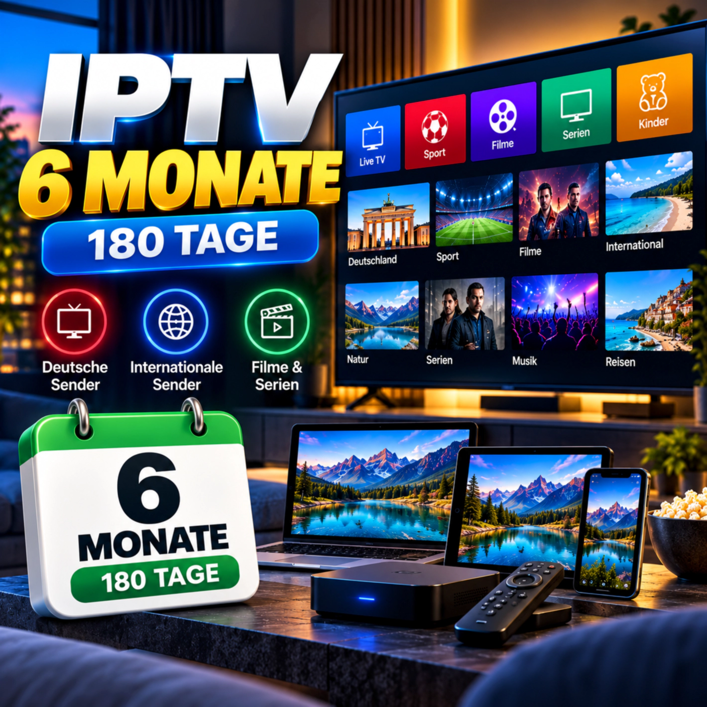 IPTV 6 Monate